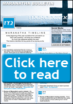Maranatha Bulletin - Click here to read